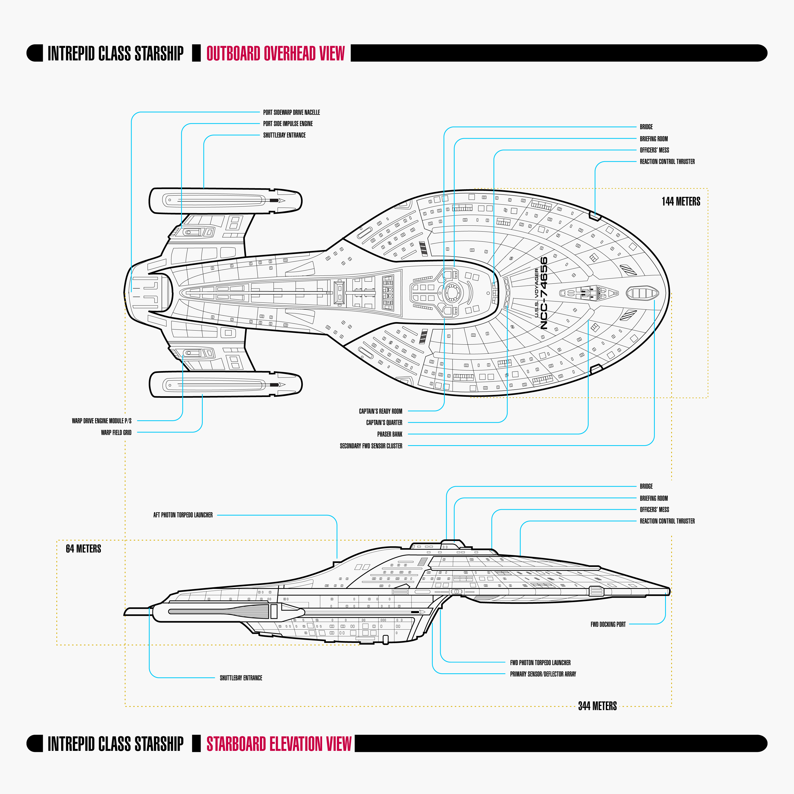 Star Trek Voyager Schematics