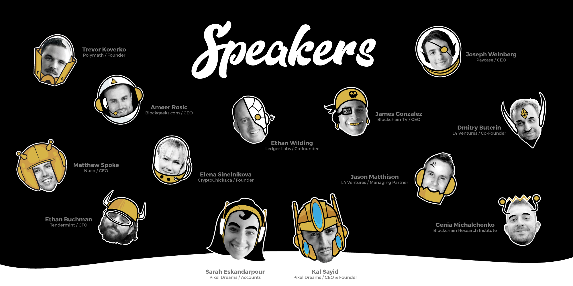 Blockchain branding speakers