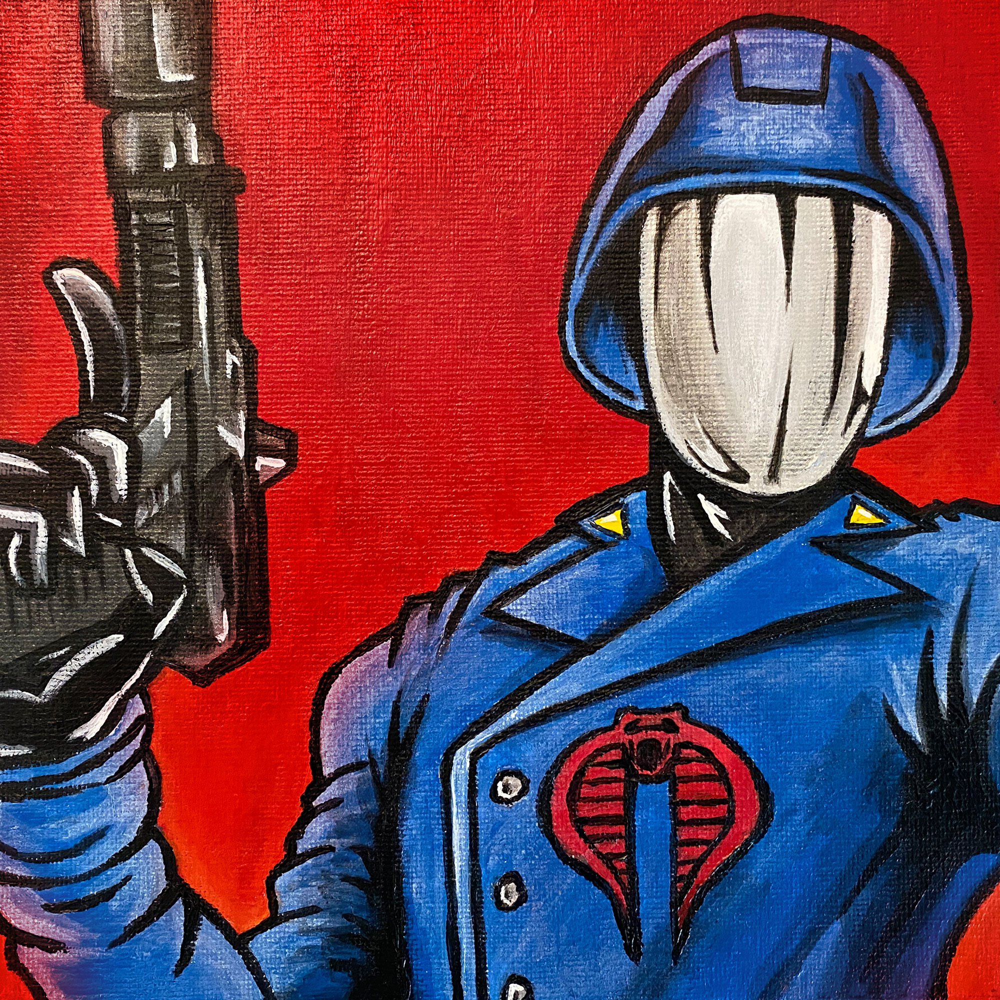 Super Mario mushroom painting