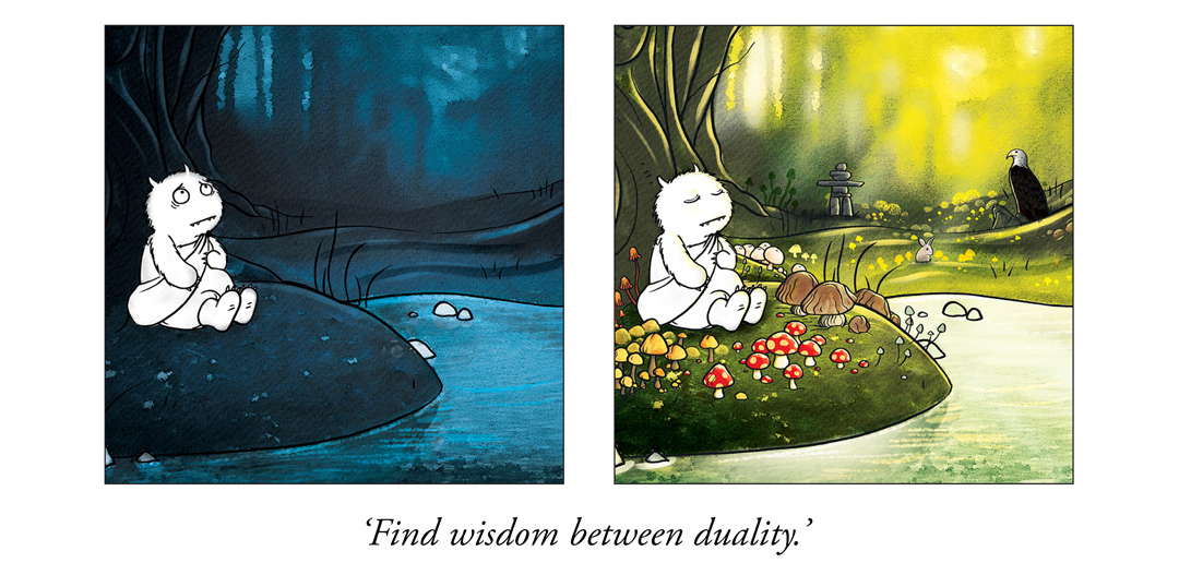 Hungry Little Monster - Wisdom between duality