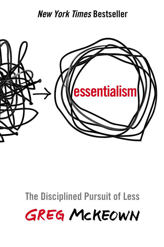Essentialism, Greg McKeown
