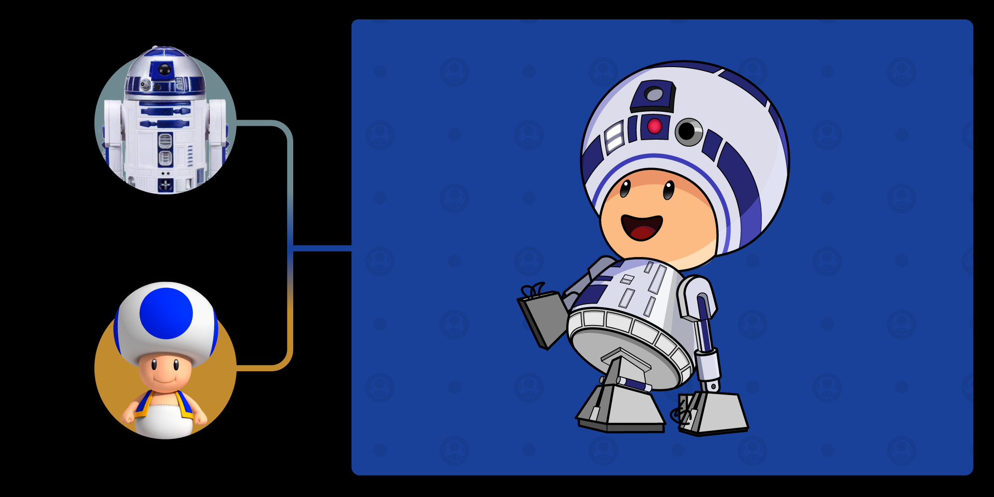 Blue Toad x R2D2