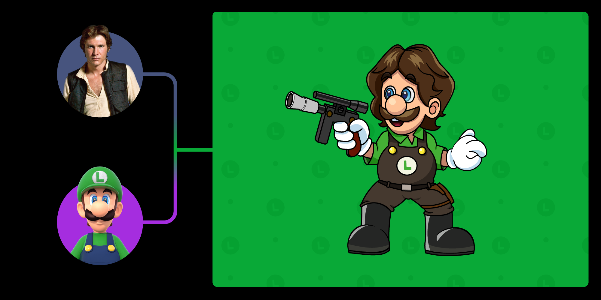Luigi x Hans Solo