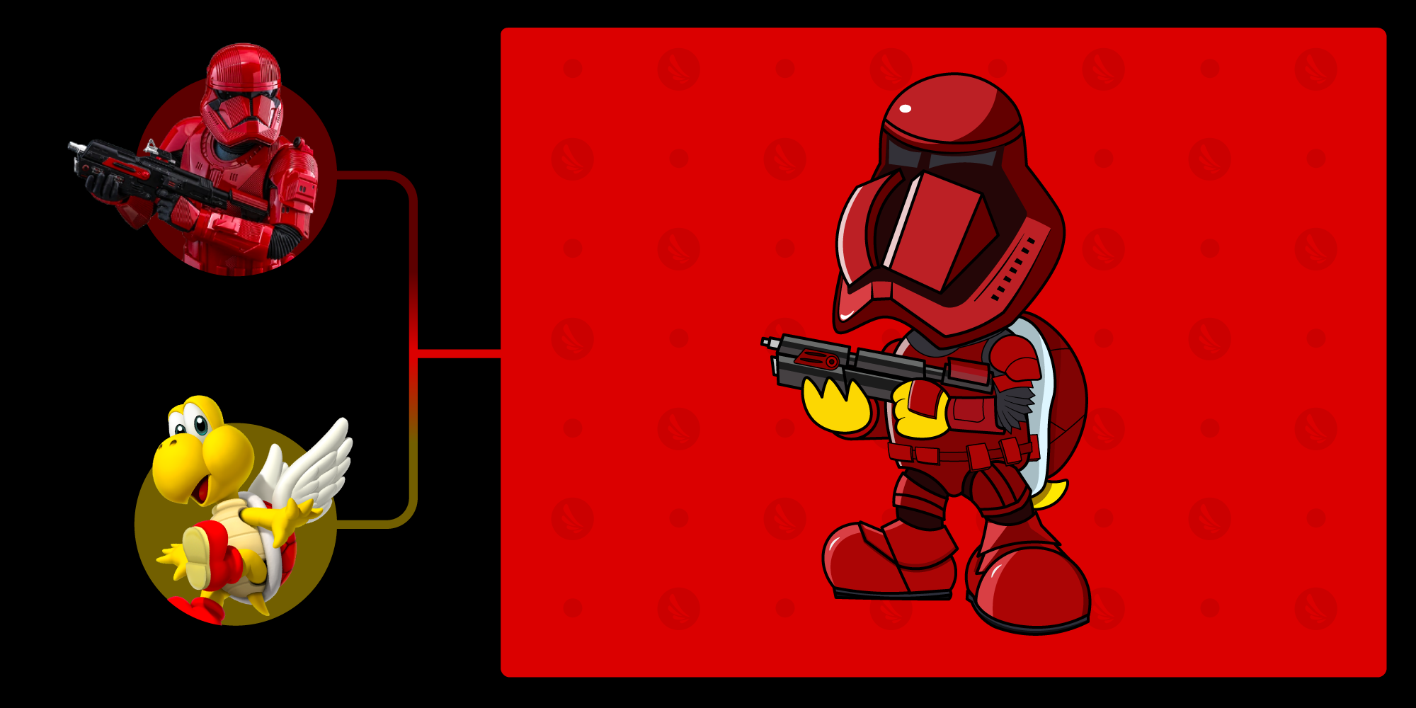 Red Koopa Troopa x Der’kal Red Stormtrooper