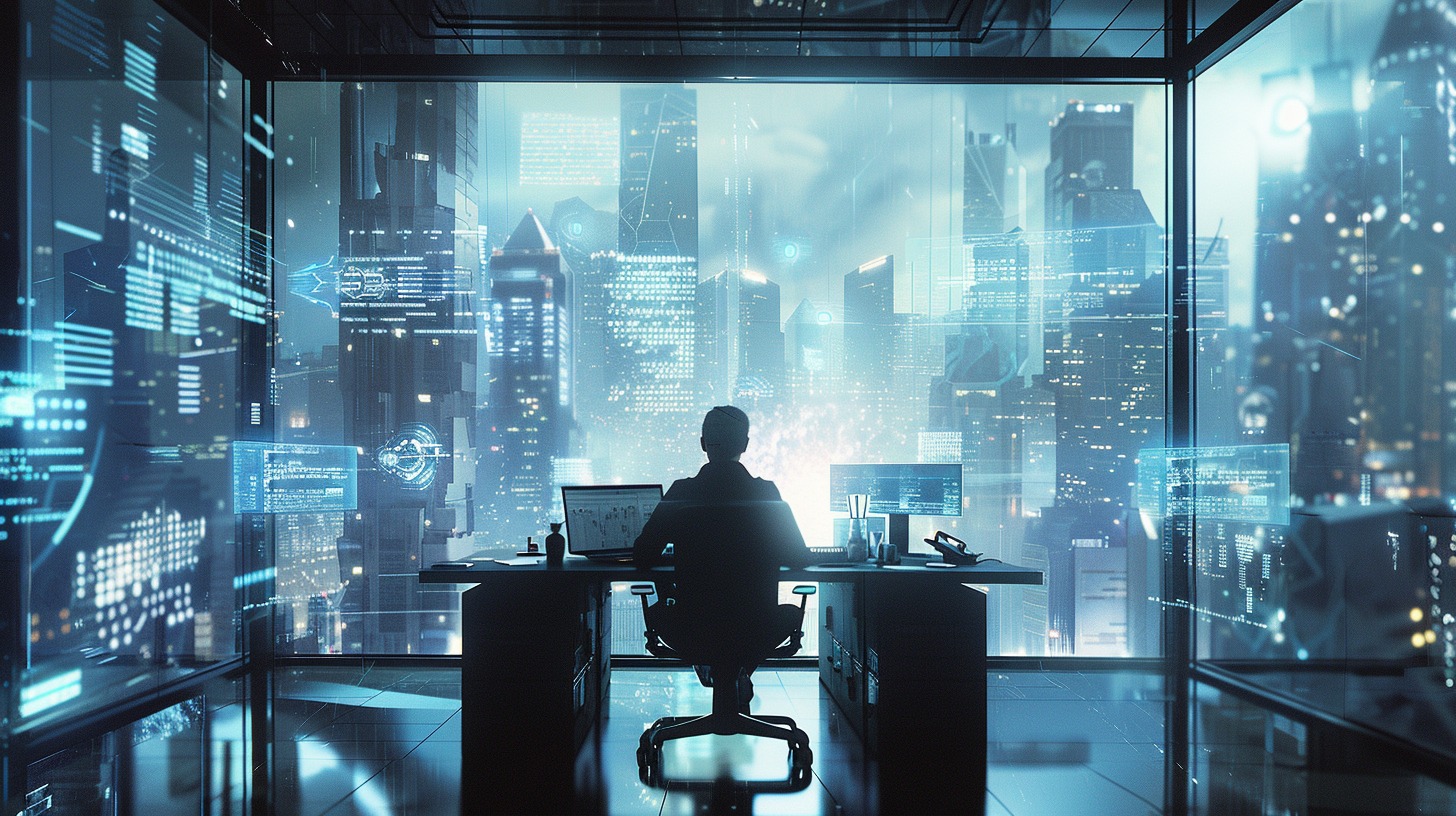 financial professional using AI