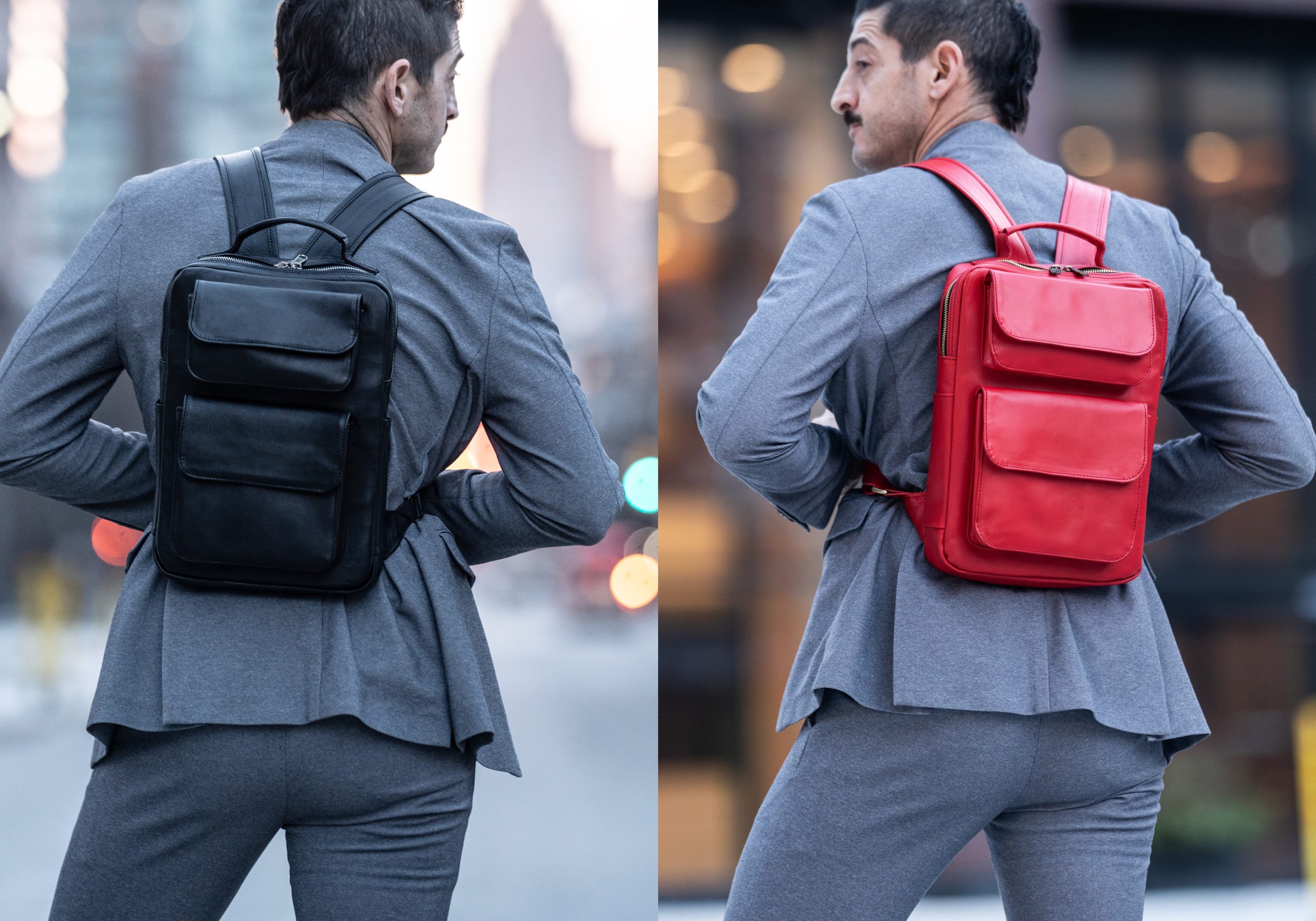 PD Luxury Leather Minimalist Backpacks