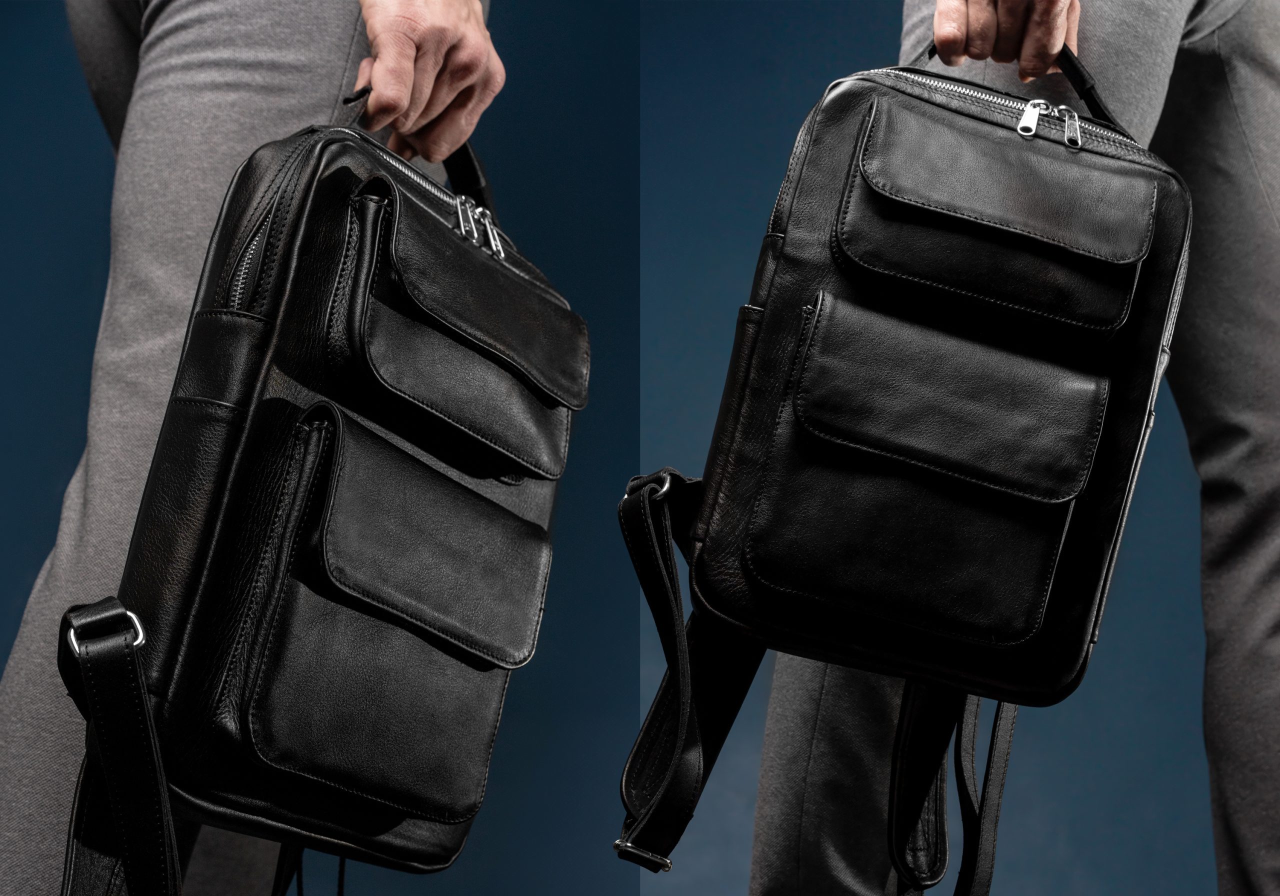 PD Luxury Leather Minimalist Backpacks