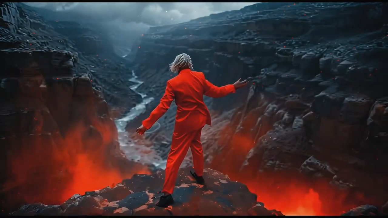 Lil Reeezy over a Volcano