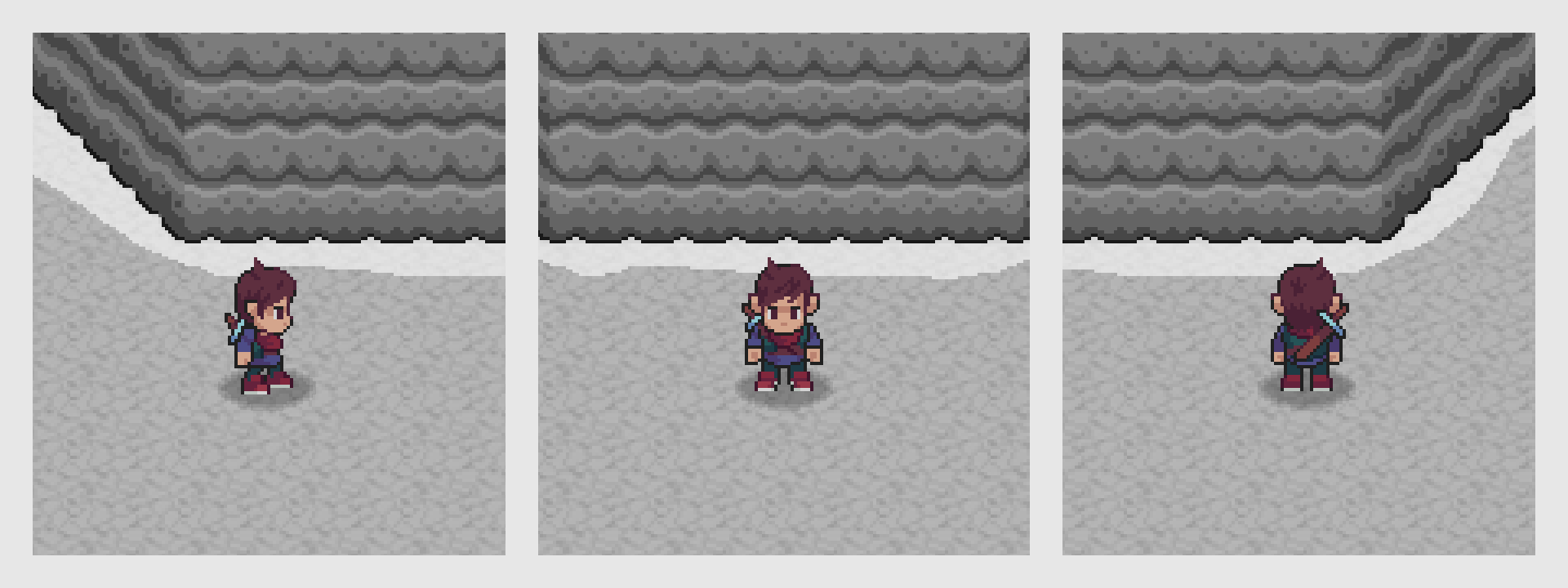 Triquest Traveller Flame Sword Sprite